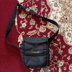 Polaroid Black Mini Bag with Gold Logo